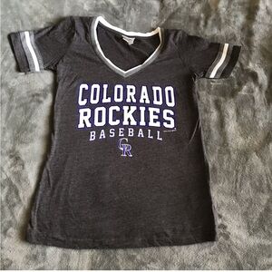 Colorado Rockies Baseball Graphic Tee size S